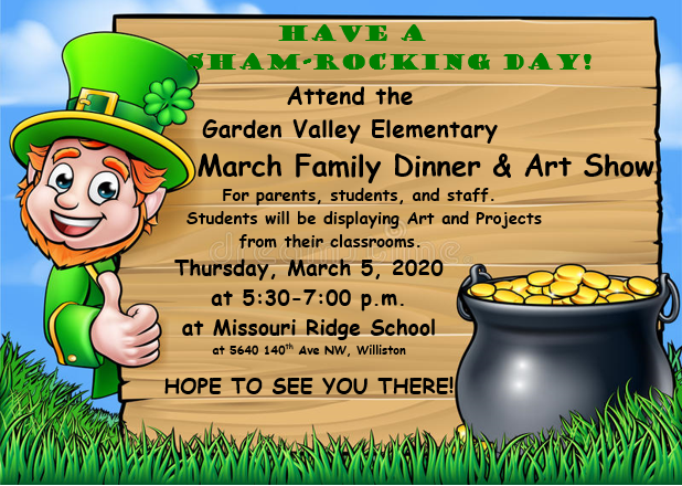 March Family Dinner & Art Show