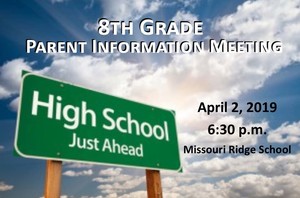 8th Grade Parent Info Meeting