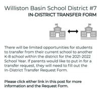 WBSD#7 In-School Transfer