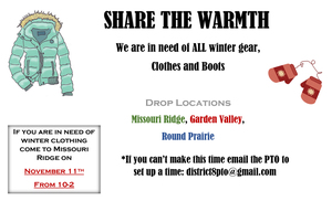 PTO Winter Clothing Drive