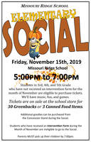 Fall Social - November 15th