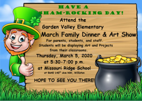 March Family Dinner & Art Show